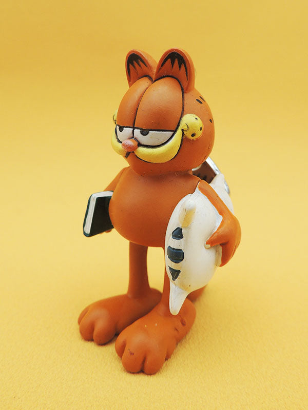 Garfield - En Route Pour Roupiller - Porte-Clé Plastoy Vintage