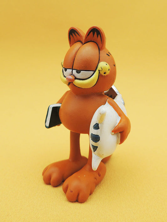 Garfield - En Route Pour Roupiller - Porte-Clé Plastoy Vintage
