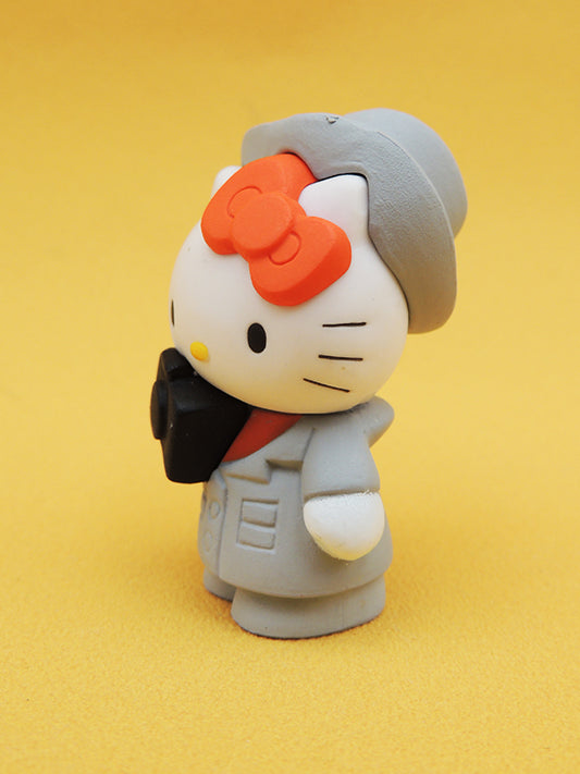 Hello Kitty - Tenue Photographe - Figurine TOMY Vintage Sanrio (2011)