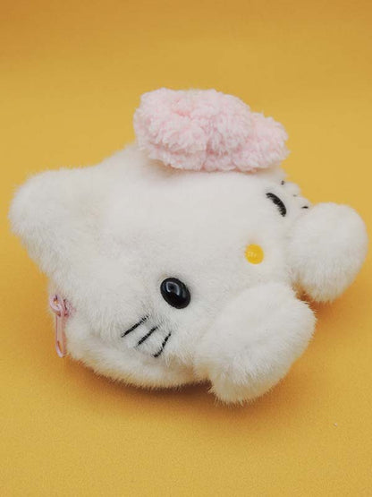 Hello Kitty - Porte Monnaie Peluche Blanc - Sanrio Vintage 2007