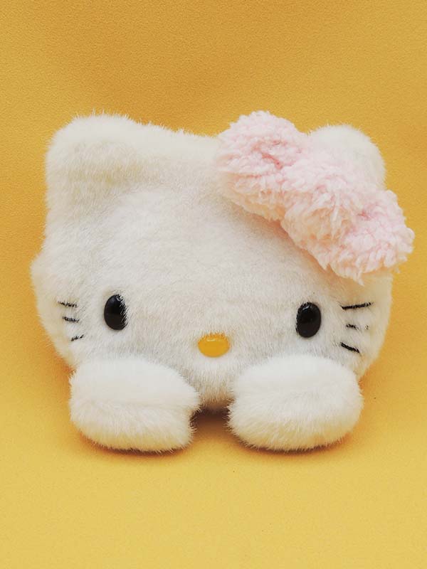 Hello Kitty - Porte Monnaie Peluche Blanc - Sanrio Vintage 2007