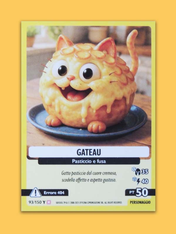 Gateau N°93 - Italian Brainrot Skifidol - Cartes Panini