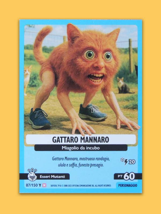 Gattaro Mannaro N°87 - Italian Brainrot Skifidol - Cartes Panini