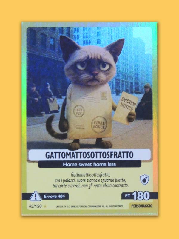 Gattomattosottosfratto N°45 - Italian Brainrot Skifidol - Cartes Panini