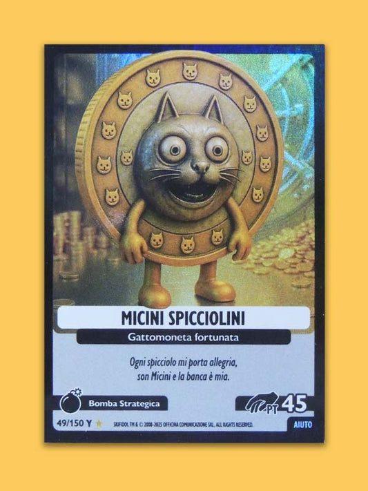 Micini Spicciolini N°49 - Italian Brainrot Skifidol - Cartes Panini