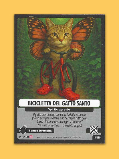 Bicicletta Del Gatto Santo