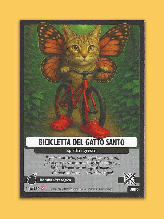 Bicicletta Del Gatto Santo