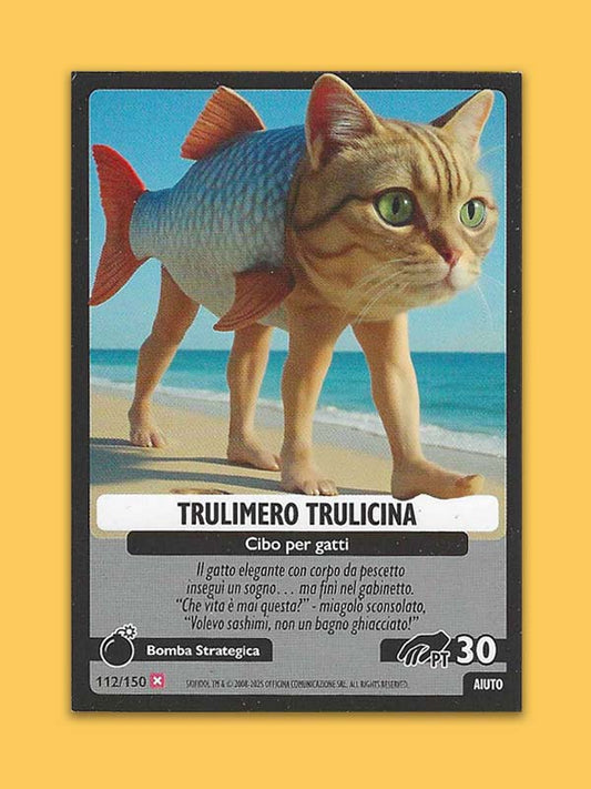 Trulimero Trulicina N°112 - Italian Brainrot Skifidol - Cartes Panini