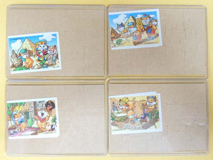 Les Egyptochats - Puzzle (Série de 4) Kinder Ferrero 1997