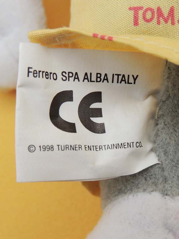 Peluche Vintage Tom & Jerry N°01 - Kinder Maxi Looney Tunes 1998