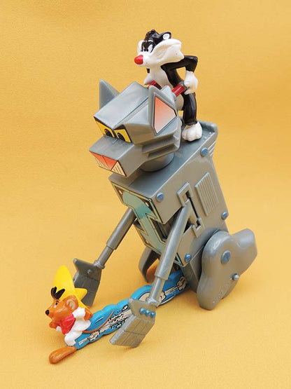 Kinder Maxi - Sylvestre Robot Chat - Jouet Mécanique Vintage 2002