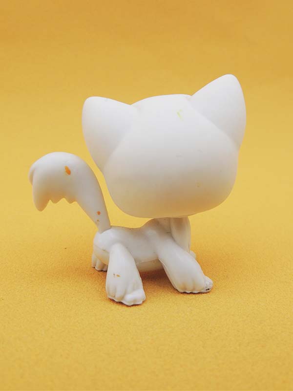 Littlest Pet Shop - Chat Angora Blanc - #9 LPS Hasbro