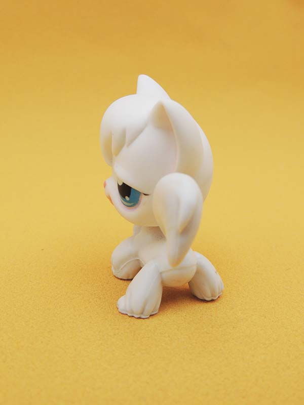 Littlest Pet Shop - Chat Angora Blanc - #9 LPS Hasbro