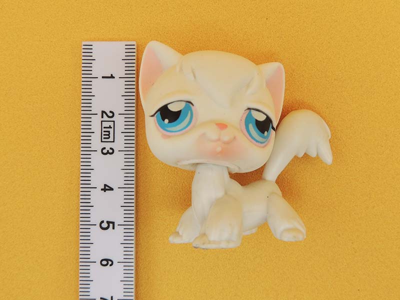 Littlest Pet Shop - Chat Angora Blanc - #9 LPS Hasbro