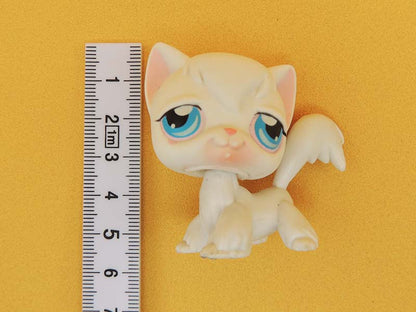 Littlest Pet Shop - Chat Angora Blanc - #9 LPS Hasbro