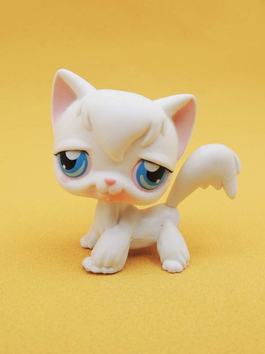 Littlest Pet Shop - Chat Angora Blanc - #9 LPS Hasbro