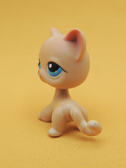 Littlest Pet Shop - Chat Beige Poils Courts - #228 LPS Hasbro