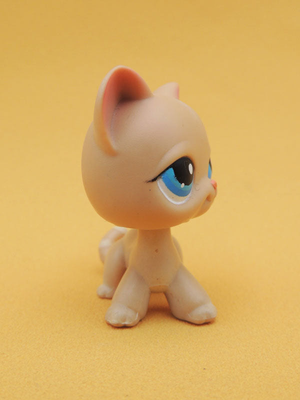 Littlest Pet Shop - Chat Beige Poils Courts - #228 LPS Hasbro