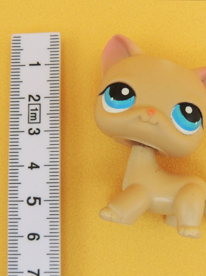 Littlest Pet Shop - Chat Beige Poils Courts - #228 LPS Hasbro