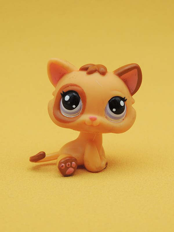 Littlest Pet Shop MINI - Bébé Chat Chaton Orange - #2414 LPS Hasbro