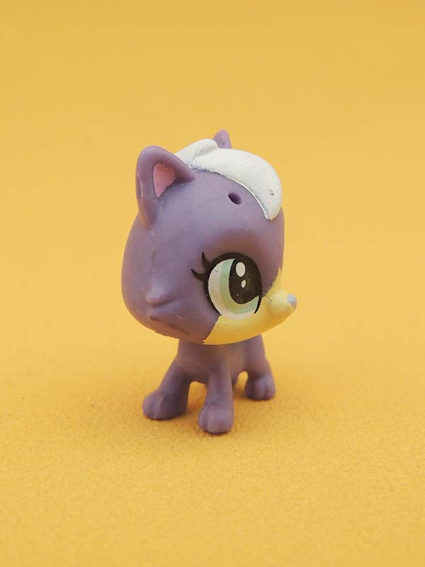 Littlest Pet Shop MINI - Chat Feisty Fluffball - #53 LPS Hasbro