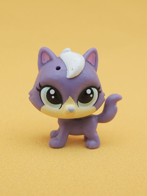 Littlest Pet Shop MINI - Chat Feisty Fluffball - #53 LPS Hasbro