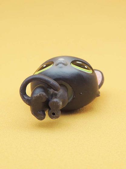 Littlest Pet Shop MINI - Chat Jade Catkin Glitter - #2-74 LPS Hasbro
