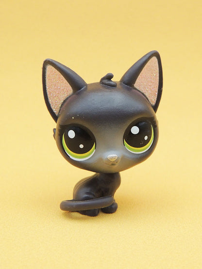 Littlest Pet Shop MINI - Chat Jade Catkin Glitter - #2-74 LPS Hasbro