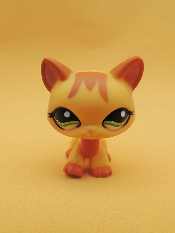 Littlest Pet Shop - Chat Jaune Maine Coon - #1137 LPS Hasbro