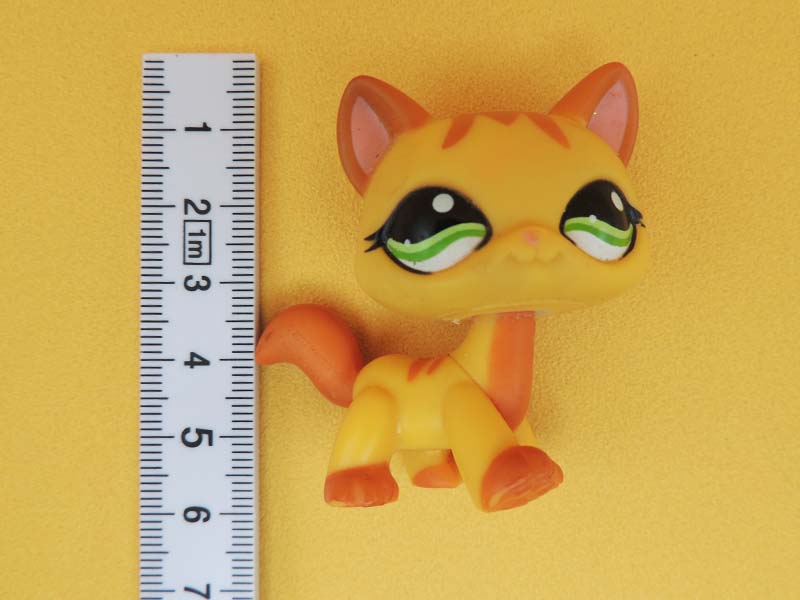 Littlest Pet Shop - Chat Jaune Maine Coon - #1137 LPS Hasbro
