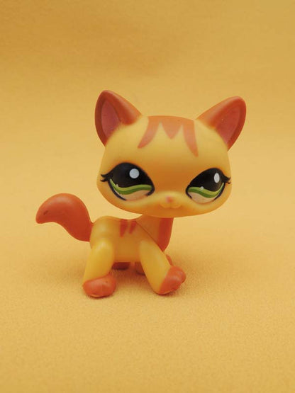 Littlest Pet Shop - Chat Jaune Maine Coon - #1137 LPS Hasbro