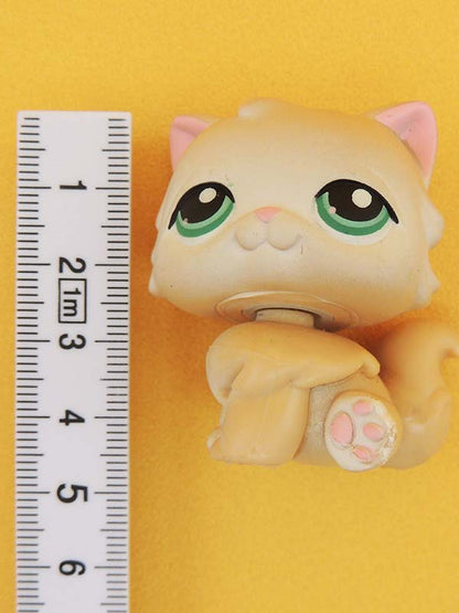 Littlest Pet Shop - Chat Persan Beige Assis - #129 LPS Hasbro