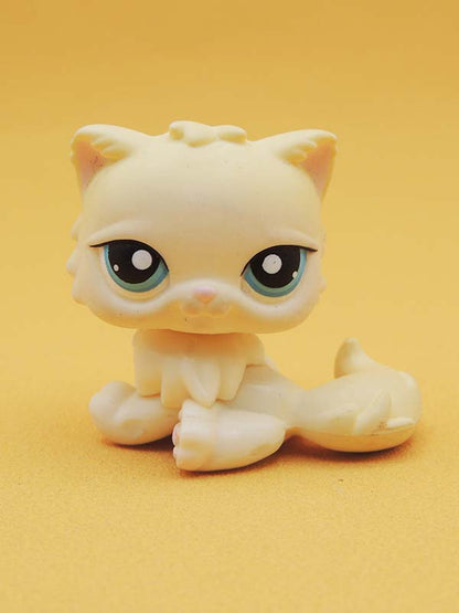 Littlest Pet Shop - Chat Persan Beige Crème - #428 LPS Hasbro