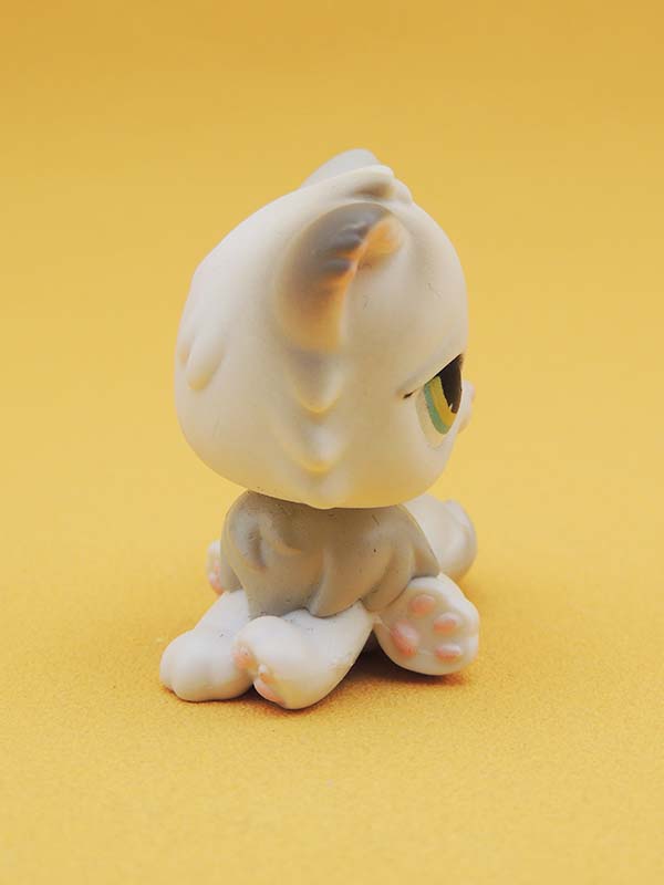Littlest Pet Shop - Chat Persan Gris Clair - #328 LPS Hasbro
