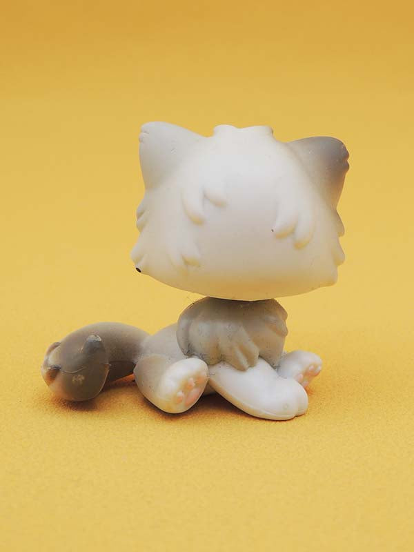 Littlest Pet Shop - Chat Persan Gris Clair - #328 LPS Hasbro