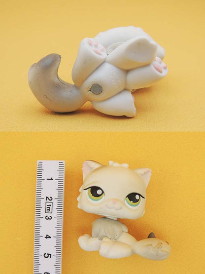 Littlest Pet Shop - Chat Persan Gris Clair - #328 LPS Hasbro