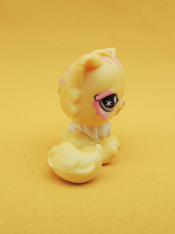 Littlest Pet Shop - Chat Persan Jaune Yeux Etoilés - #878 LPS Hasbro