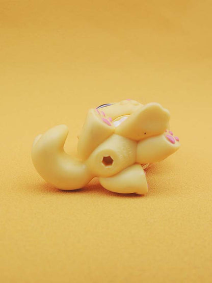 Littlest Pet Shop - Chat Persan Jaune Yeux Etoilés - #878 LPS Hasbro
