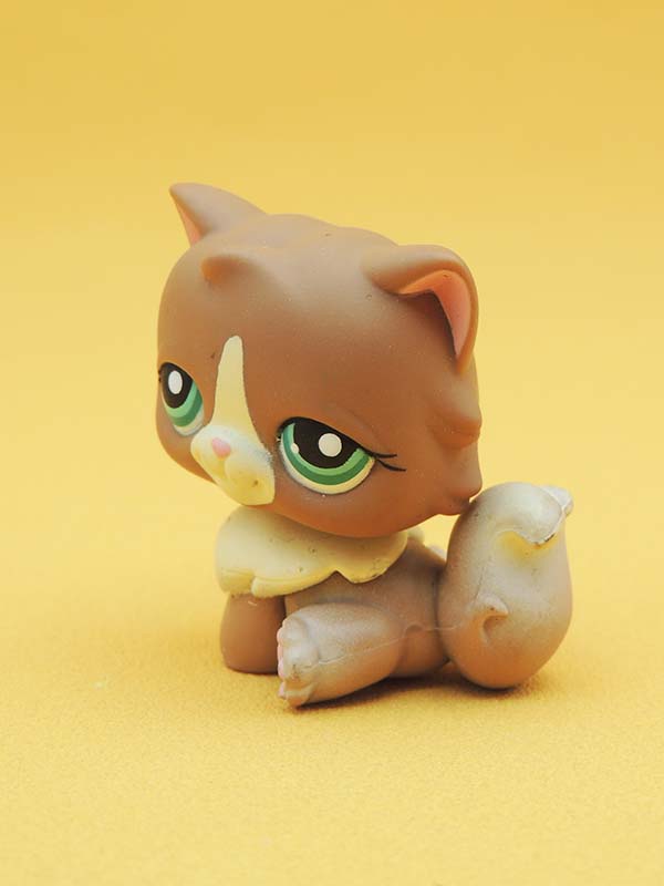 Littlest Pet Shop - Chat Persan Marron - #371 LPS Hasbro