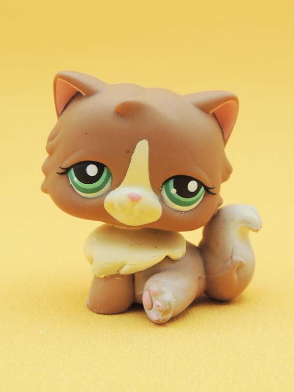 Littlest Pet Shop - Chat Persan Marron - #371 LPS Hasbro