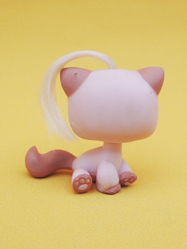 Littlest Pet Shop - Chat Siamois Rose - #603 LPS Hasbro