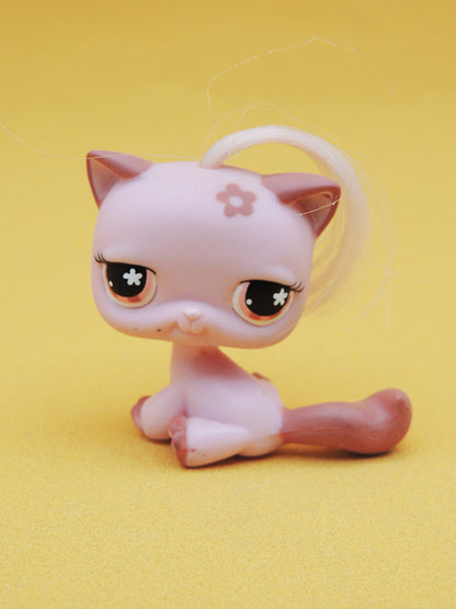 Littlest Pet Shop - Chat Siamois Rose - #603 LPS Hasbro