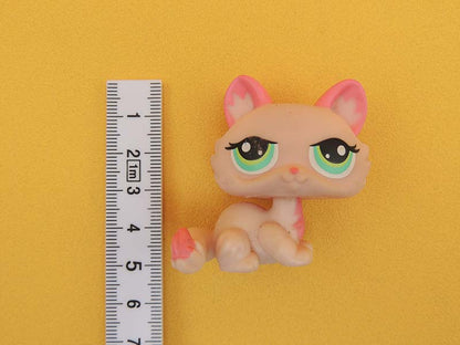 Littlest Pet Shop - Chat Sphinx Rose - #1345 LPS Hasbro
