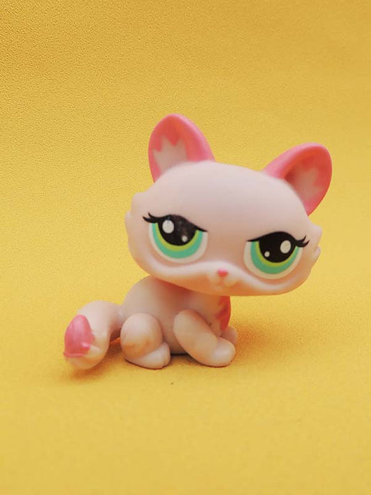 Littlest Pet Shop - Chat Sphinx Rose - #1345 LPS Hasbro