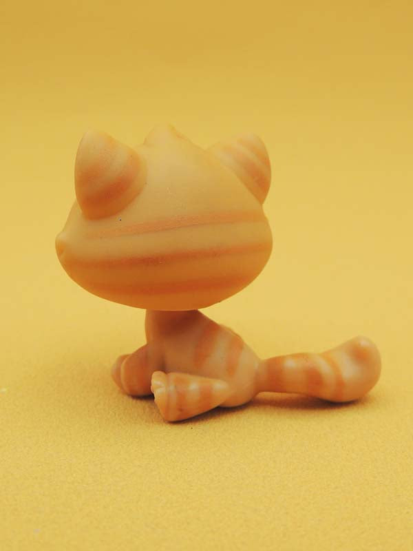 Littlest Pet Shop - Chat Tigré Orange Tabby Cat - #300 LPS Hasbro