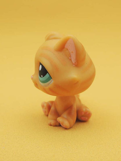 Littlest Pet Shop - Chat Tigré Orange Tabby Cat - #300 LPS Hasbro