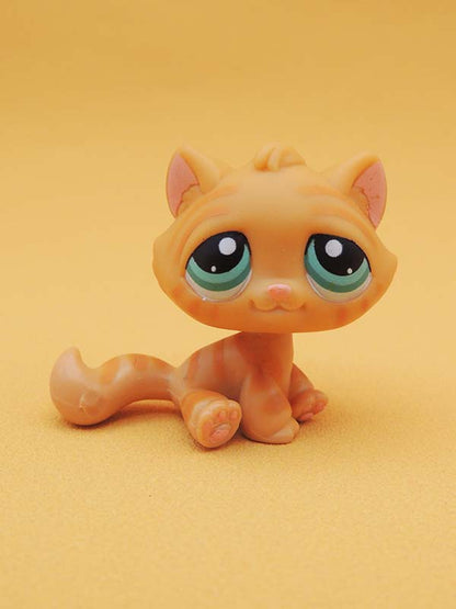 Littlest Pet Shop - Chat Tigré Orange Tabby Cat - #300 LPS Hasbro