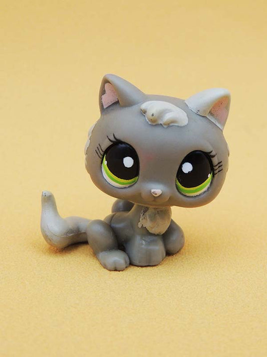 Littlest Pet Shop - Chaton Gris - #1035 LPS Hasbro