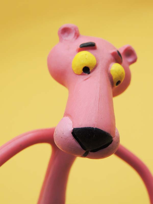 La Panthère Rose - Figurine Schleich 1982 - PVC Flexible 15cm