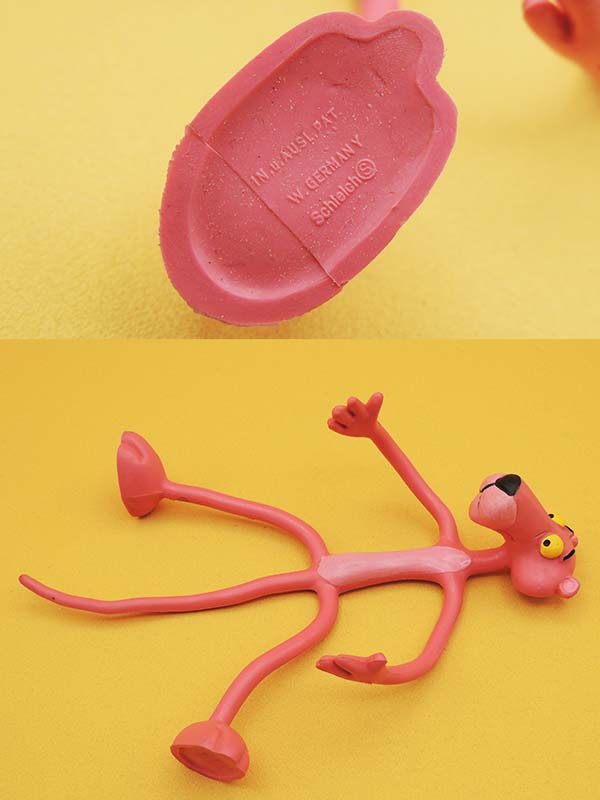 La Panthère Rose - Figurine Schleich 1982 - PVC Flexible 15cm
